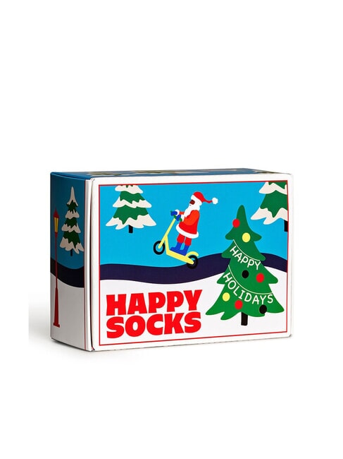 HAPPY HOLIDAYS Zestaw prezentowy składający się z 2 par skarpetek 6000 - Skarpetki damskie