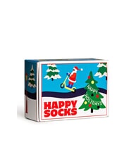HAPPY SOCKS HAPPY HOLIDAYS Zestaw prezentowy składający się z 2 par skarpetek 6000 - Skarpetki damskie - 4