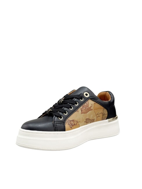 GEO  Damskie trampki czarny/gebei - Buty damskie