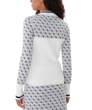 GUESS MOCK NECK AUBREY 4G Sweter o dopasowanym kroju - Koszulki damskie