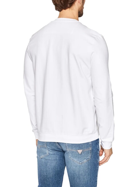 AUDLEY Bluza z logo tr&oacute;jkąta czysto biały - Bluzy męskie