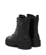 GUESS BADA2 Sk&oacute;rzane botki CZARNY - Buty damskie - 3