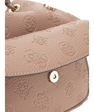 GUESS CRESIDIA II Plecak z kieszenią logo w kolorze ciemnego szarego - Torby damskie - 3