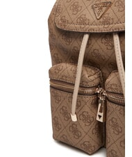 GUESS MANHATTAN 2 Plecak z 2 kieszeniami LOGO MLEKA - Torby damskie - 4