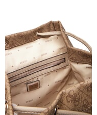 GUESS MANHATTAN 2 Plecak z 2 kieszeniami LOGO MLEKA - Torby damskie - 6