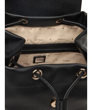 GUESS MANHATTAN 2 Plecak z kieszeniami CZARNY - Torby damskie - 5