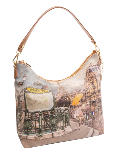 YESBAG Torba typu hobo na ramię Metro paryskie - Torby damskie