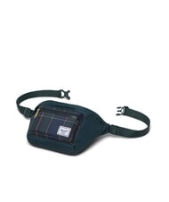 HERSCHEL POP QUIZ Torba biodrowa z kieszenią najciemniejsza świerkowa zimowa krata - Marsupium - 2