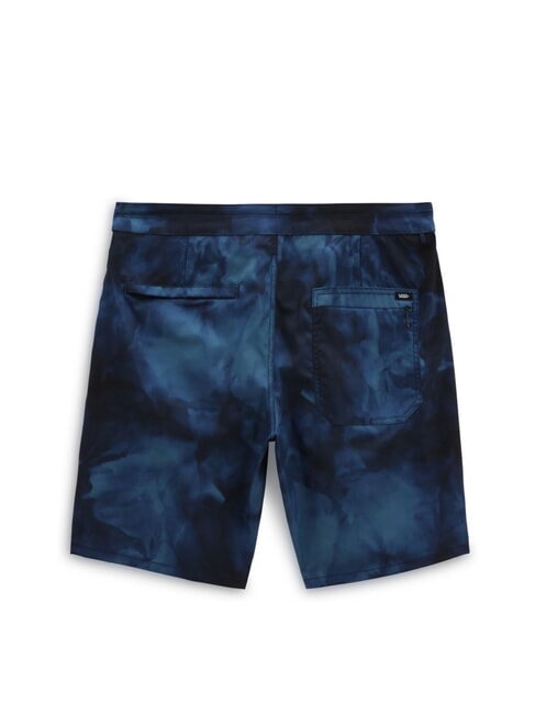 VOYAGE TIE DYE Str&oacute;j z długimi spodenkami turkusowo-czarny - Stroje kąpielowe męskie
