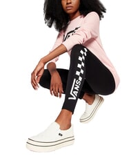 VANS CLASSIC Spodnie sportowe typu legginsy o dopasowanym kroju czarny - Dresy sportowe damskie - 4