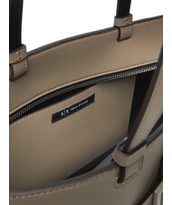 ARMANI EXCHANGE A|X BUCKLE Torba na ramię Shopper brązowy bas - Torby damskie - 5
