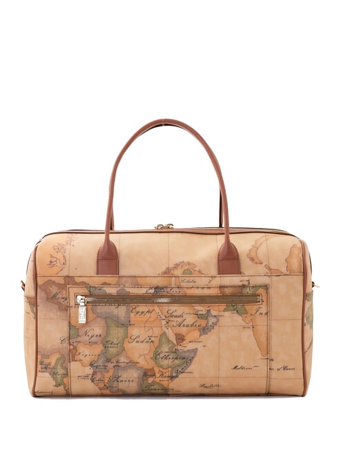 GEO CLASSIC Torba podr&oacute;żna pod siedzenie z paskiem na ramię NATURALNY - Mn&oacute;stwo