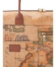 ALVIERO MARTINI PRIMA CLASSE GEO CLASSIC Torba podr&oacute;żna pod siedzenie z paskiem na ramię NATURALNY - Mn&oacute;stwo - 3