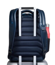 PIQUADRO BLUE SQUARE Plecak sk&oacute;rzany z funkcją szybkiego sprawdzania na laptopa 15,6" niebieski - Plecaki na laptopa do pracy - 3
