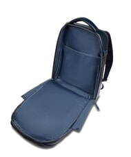 PIQUADRO BLUE SQUARE Plecak sk&oacute;rzany z funkcją szybkiego sprawdzania na laptopa 15,6" niebieski - Plecaki na laptopa do pracy - 6