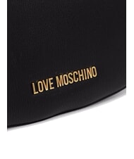LOVE MOSCHINO CHUNKY TAB Mała torebka z paskiem na ramię Czarny - Torby damskie - 4