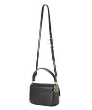 LOVE MOSCHINO CHUNKY TAB Torba z klapą i paskiem na ramię Czarny - Torby damskie - 2