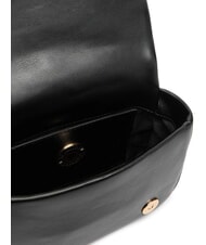 LOVE MOSCHINO EMBOSSED Mała torba na ramię Czarny - Torby damskie - 6