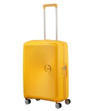 AMERICAN TOURISTER SOUNDBOX SPINNER W&oacute;zek średni, rozszerzalny złoty ż&oacute;łty - W&oacute;zki twarde - 3