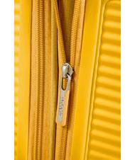 AMERICAN TOURISTER SOUNDBOX SPINNER W&oacute;zek średni, rozszerzalny złoty ż&oacute;łty - W&oacute;zki twarde - 7