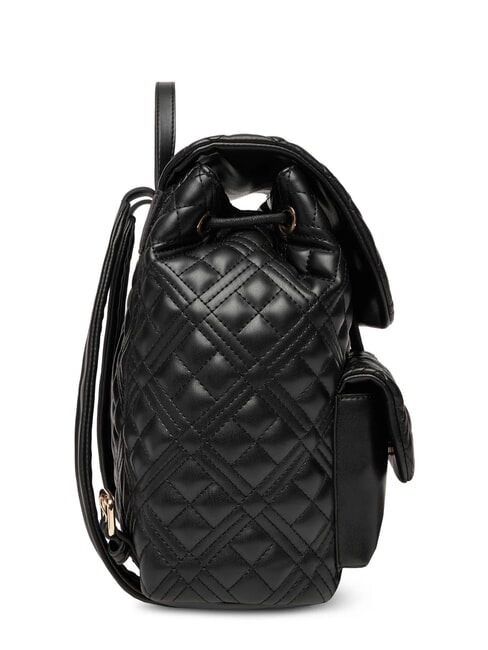 QUILTED Plecak z dwiema kieszeniami Czarny - Torby damskie