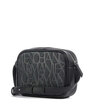 ARMANI EXCHANGE LIZ PEBBLE Torba na aparat z wytłoczonym logo czarny - Torby damskie - 2