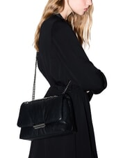 ARMANI EXCHANGE A|X Torba dwufunkcyjna z klapką czarny - Torby damskie - 5