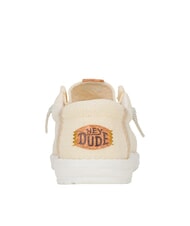 HEY DUDE WALLY JUTE Łatwe do zakładania mokasyny pł&oacute;cienne czapla - Buty męskie - 4