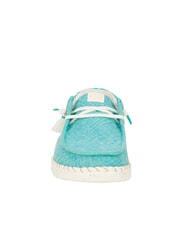 HEY DUDE WENDY FUNK COASTAL JUTE Łatwe w zakładaniu mokasyny jutowe ceramiczny niebieski - Buty męskie - 3