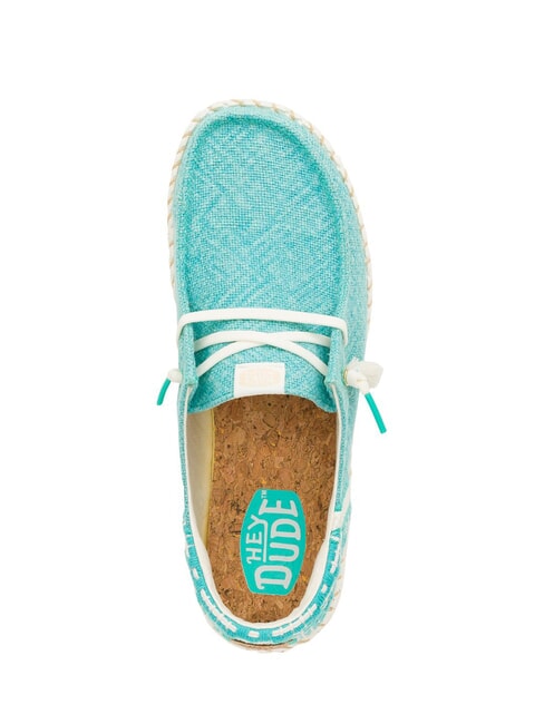 WENDY FUNK COASTAL JUTE Łatwe w zakładaniu mokasyny jutowe ceramiczny niebieski - Buty męskie