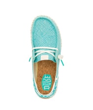 HEY DUDE WENDY FUNK COASTAL JUTE Łatwe w zakładaniu mokasyny jutowe ceramiczny niebieski - Buty męskie - 5