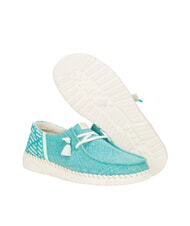 HEY DUDE WENDY FUNK COASTAL JUTE Łatwe w zakładaniu mokasyny jutowe ceramiczny niebieski - Buty męskie - 6