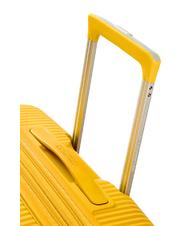 AMERICAN TOURISTER SOUNDBOX Duży, rozszerzalny w&oacute;zek złoty ż&oacute;łty - W&oacute;zki twarde - 5