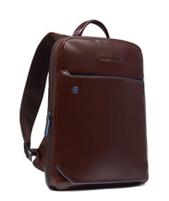 PIQUADRO BLUE SQUARE Plecak na laptopa 14" ze sk&oacute;ry - Plecaki na laptopa do pracy