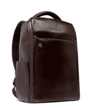 PIQUADRO BLUE SQUARE Plecak na laptopa 14" Fast-check MAHOŃ - Plecaki na laptopa do pracy - 2