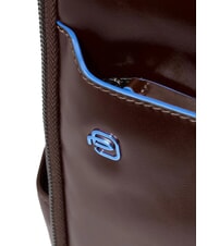 PIQUADRO BLUE SQUARE Plecak na laptopa 14" Fast-check MAHOŃ - Plecaki na laptopa do pracy - 4