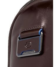 PIQUADRO BLUE SQUARE Plecak na laptopa 14" Fast-check MAHOŃ - Plecaki na laptopa do pracy - 5