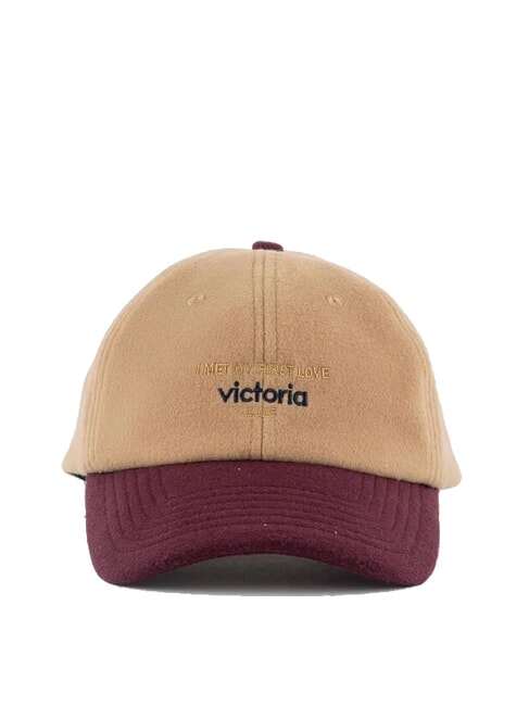GORRA Damska zimowa czapka baseballowa beżowy - Włosy