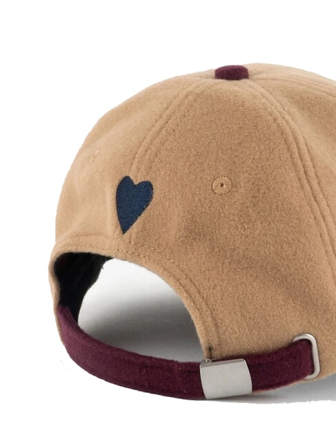 GORRA Damska zimowa czapka baseballowa beżowy - Włosy