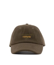 VICTORIA GORRA Damska zimowa czapka baseballowa khaki - Włosy - 3