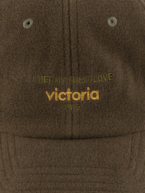 GORRA Damska zimowa czapka baseballowa khaki - Włosy