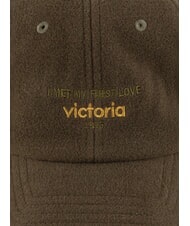 VICTORIA GORRA Damska zimowa czapka baseballowa khaki - Włosy - 4