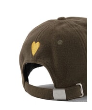 VICTORIA GORRA Damska zimowa czapka baseballowa khaki - Włosy - 5