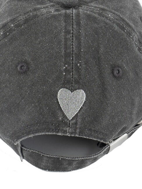 GORRA Damska czapka baseballowa z twillu szary - Włosy