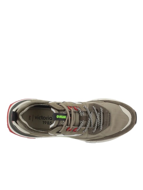 WING EVO SPORT Uniseksowe buty do biegania khaki - Buty uniseks
