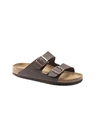 BIRKENSTOCK ARIZONA BIRKO FLOR Sandały z dwiema klamrami ciemnobrązowy - Buty uniseks - 3