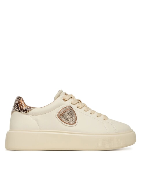 VENUS Adidasy krem/pyton - Buty damskie
