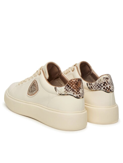 VENUS Adidasy krem/pyton - Buty damskie