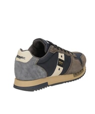 BLAUER QUEENS  Trampki męskie granatowy/brązowy - Buty męskie - 3