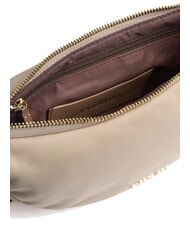ALVIERO MARTINI PRIMA CLASSE PUFFY NYLON Mała torebka na ramię w kształcie p&oacute;łksiężyca szarobrązowy - Torby damskie - 4